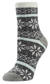 Sof Sole Women's Fireside Cozy Sock Blue/Grey