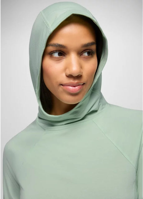 Prana Sol Searcher Sun Hoodie Long Sleeve - Bio Mint