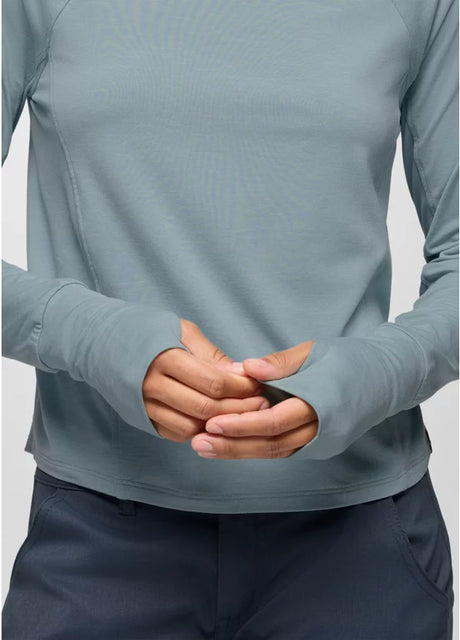 Prana Sol Searcher Sun Hoodie Long Sleeve - Saltwater