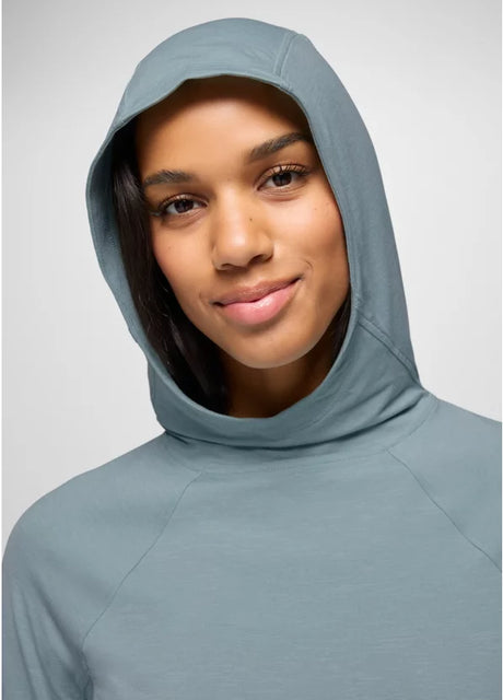Prana Sol Searcher Sun Hoodie Long Sleeve - Saltwater