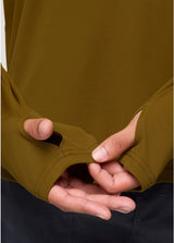 Prana Sol Shade Hoodie Long Sleeve - Retro Olive