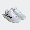 Adidas SoleMatch Control Tennis Shoe Cloud White/Core Black/Matte Silver
