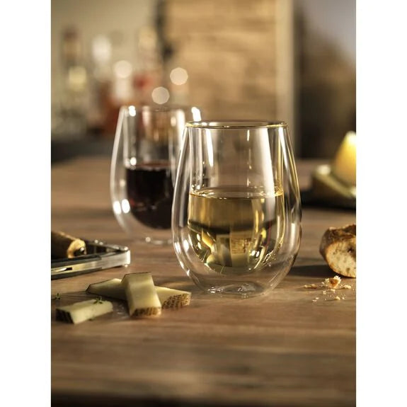 Zwilling Sorrento Plus Double Wall 10-oz Stemless White Wine Glass (Single Glass)