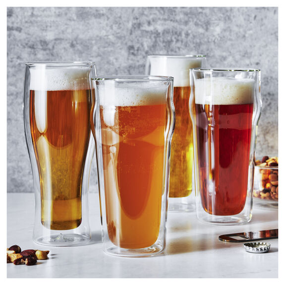 Zwilling Sorrento Plus Double Wall 4-Piece Beer Glass Set