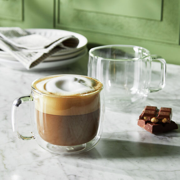 Zwilling Sorrento Plus Double Wall Cappuccino Glass Mug (Single Glass)