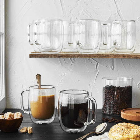 Zwilling Sorrento Plus Double Wall Coffee Glass Mug (Single Glass)