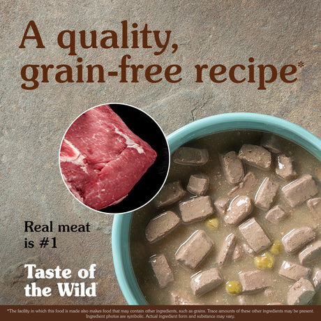 Taste of the Wild Southwest Canyon Canine Recipe with Beef in Gravy