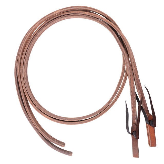 Martin Saddlery Split Reins Double Stitched Heavy Harness with Tied Ends