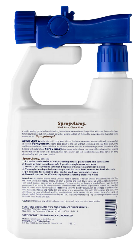 Mane n' Tail Spray-Away Horse Wash - 32oz.