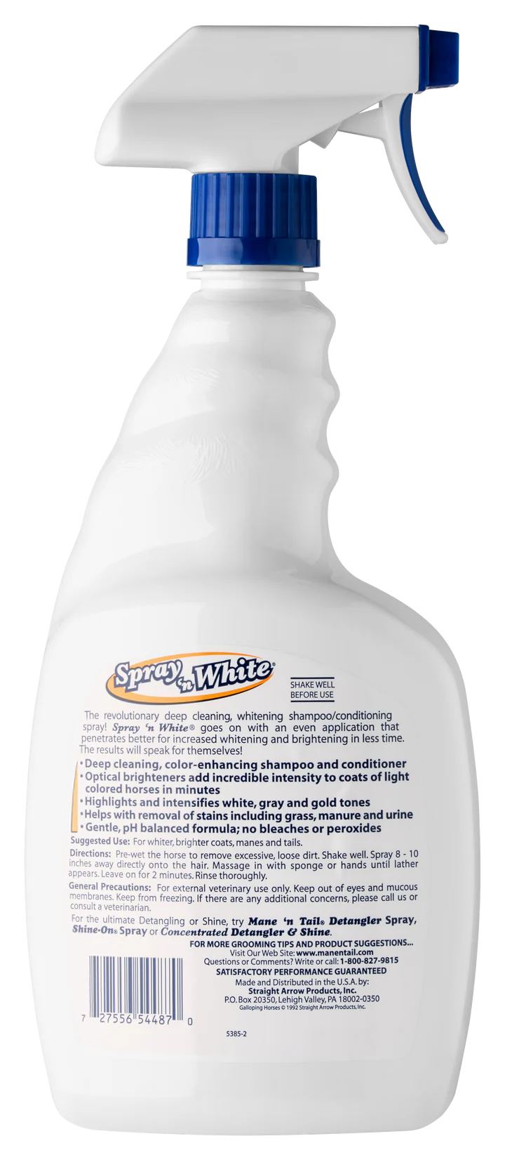 Mane n' Tail Spray 'n White Whitening Shampoo - 4oz. / 32oz.