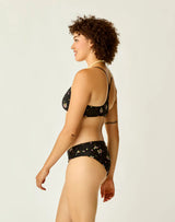 Carve Designs Stinson Swim Bottom - Black Floret