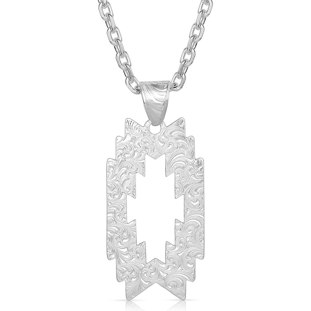 Montana Silversmiths Storm Cloud Geometric Necklace