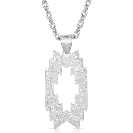 Montana Silversmiths Storm Cloud Geometric Necklace