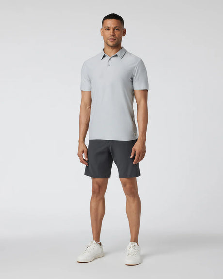 Vuori Strato Tech Polo - Platinum Heather