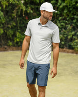 Vuori Strato Tech Polo - Platinum Heather