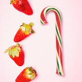 Hammond's Candies Strawberry Candy Cane