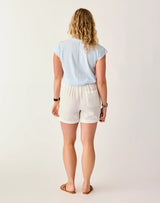 Carve Designs Suki Linen Short - Cloud Chambray
