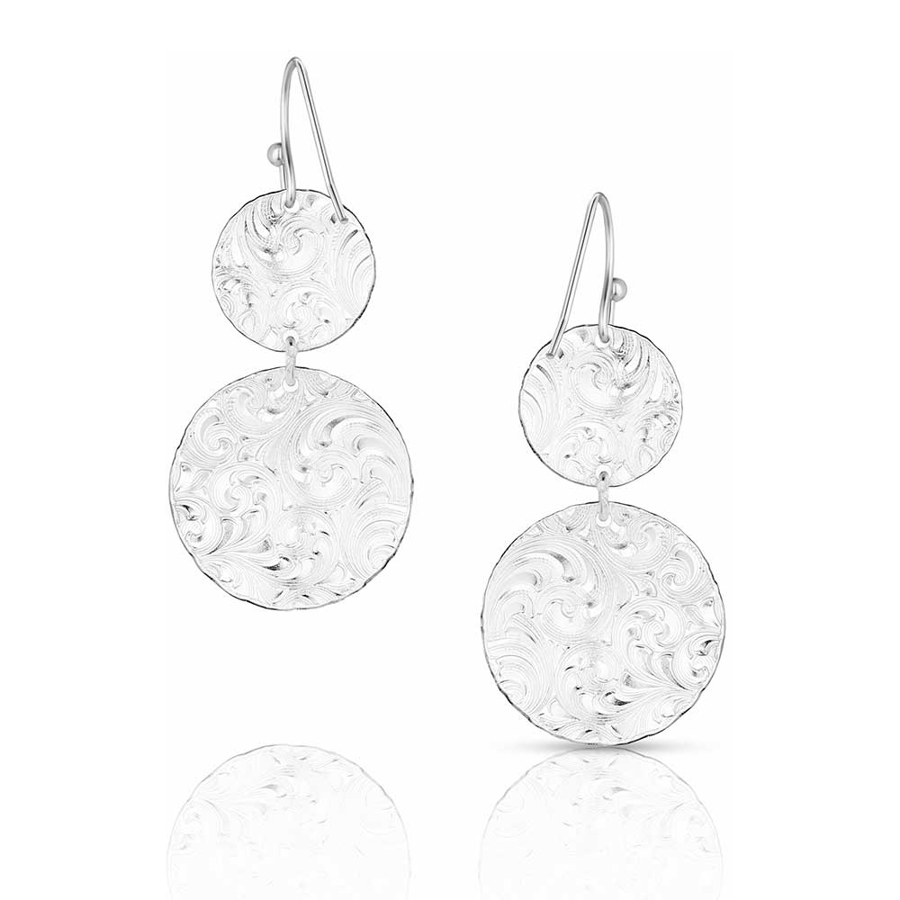 Montana Silversmiths Sundance Conchos Earrings