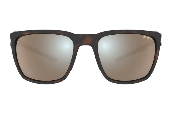 BEX Adams Sunglasses Tortoise Brown / Brown (silver Flash)