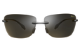 BEX Jaxyn XL Sunglasses Black / Brown (silver flash)