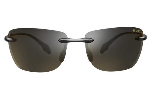 BEX Jaxyn X Sunglasses Black / Brown (silver flash)