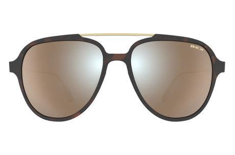 BEX Kabb Sunglasses Tortoise Brown / Brown (silver Flash)