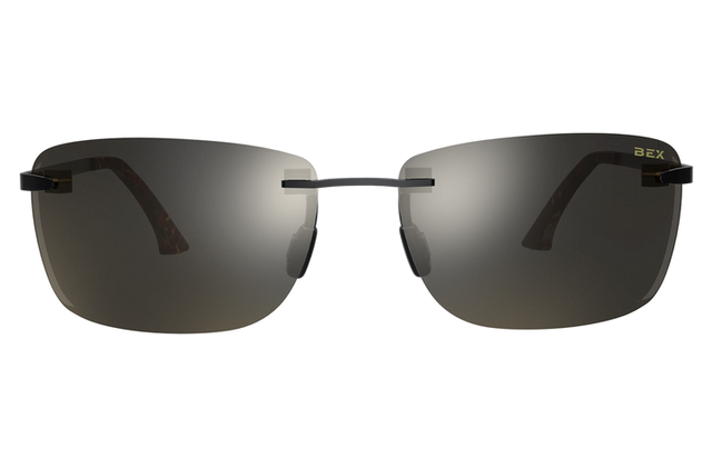 BEX Legolas Sunglasses Black / Brown (silver Flash)