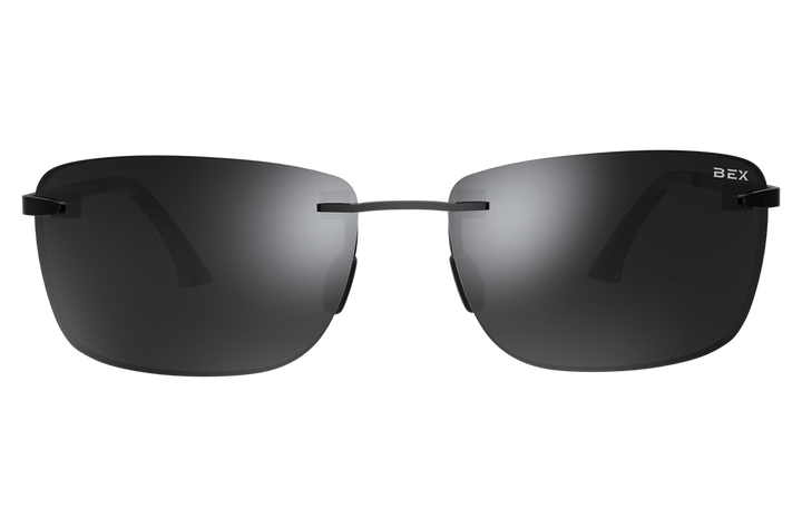 BEX Legolas Sunglasses Black / Gray (silver Flash)