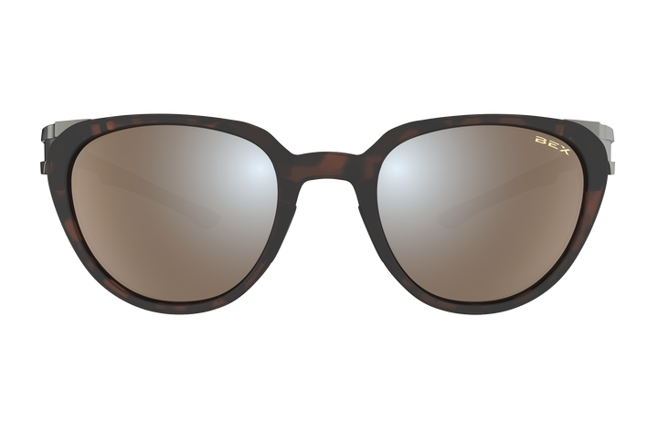 BEX Lind Sunglasses Tortoise Brown / Brown (silver Flash)