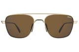 BEX Mach Sunglasses Matte Gold / Brown