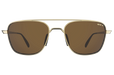 BEX Mach Sunglasses Matte Gold / Brown