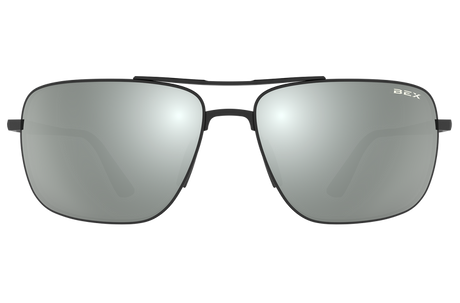 BEX Porter Sunglasses Matte Black / Gray (silver flash)