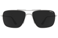 BEX Porter Sunglasses Matte Silver / Gray