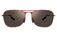 BEX Ranger Sunglasses Burgundy / Gray (rose gold flash)