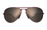 BEX Wesley Sunglasses Burgundy / Gray (rose Gold Flash)