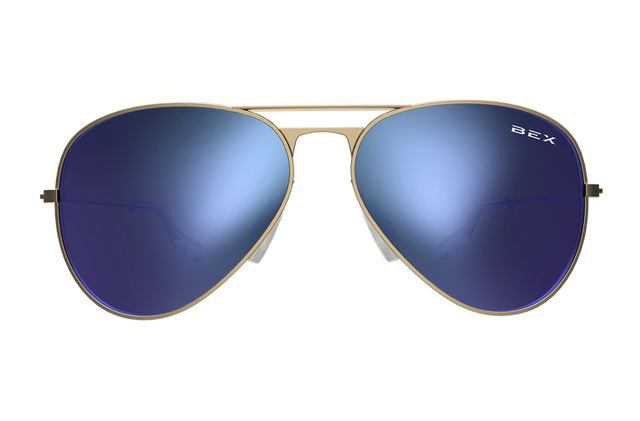 BEX Wesley Sunglasses Gunmetal / Gray (iris Flash)