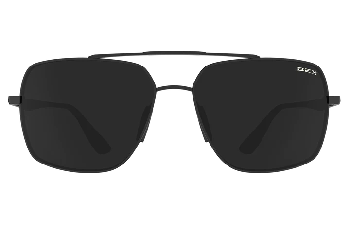 BEX Wing Sunglasses Matte Black / Gray