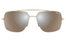 BEX Wing Sunglasses Matte Gold / Brown (silver flash)