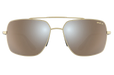BEX Wing Sunglasses Matte Gold / Brown (silver flash)