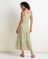 Toad & Co Sunkissed Tiered Sleeveless Dress - Glacier Daisy Field Print