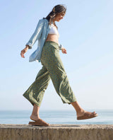 Toad & Co Sunkissed Wide Leg Pant - Epidote Camellia Print