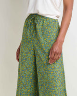 Toad & Co Sunkissed Wide Leg Pant - Epidote Camellia Print