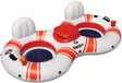 Solstice Super Chill Two Person Float With Cooler Red/wht