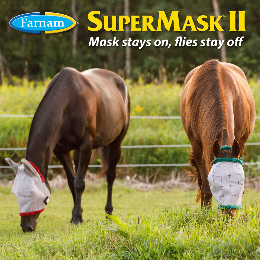 Farnam Companies SuperMask II Horse Fly Mask with Ears