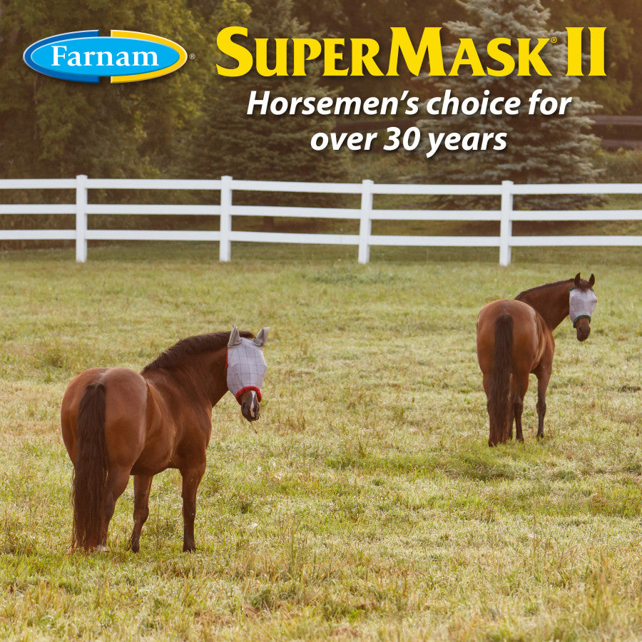 Farnam Companies SuperMask II Horse Fly Mask with Ears