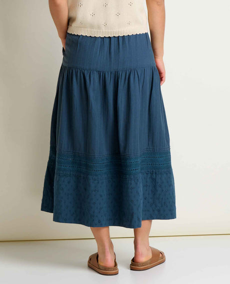 Toad Co. Womens Airscape Midi Skirt idnight dobby / M