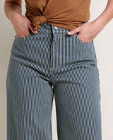 Toad Co. Womens Balsam Wide Leg Pant Midnight stripe