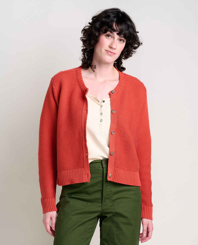 Toad & Co Women's Bianca Crew Cardigan - Harvest Harvest