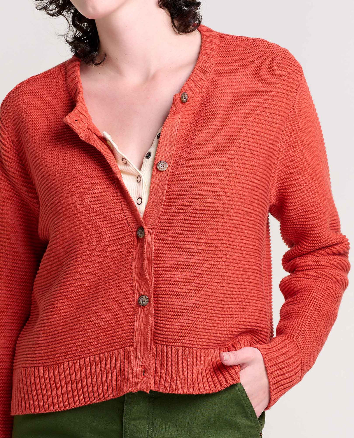 Toad & Co Women's Bianca Crew Cardigan - Harvest Harvest