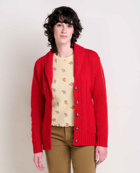 Toad & Co Women's Ginn Cable Cardigan - Canoe Canoe